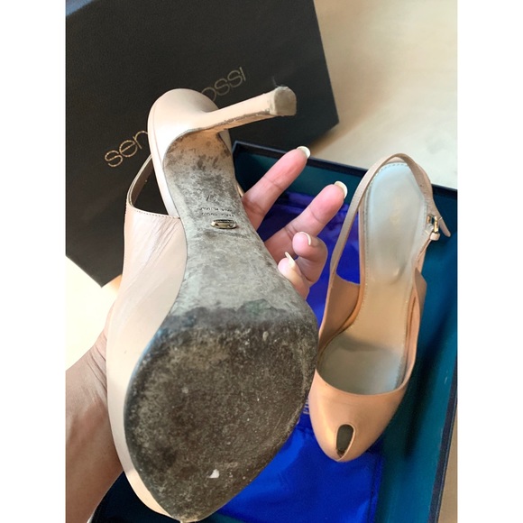 SERGIO ROSSI Platform Slingbacks - Picture 3 of 4